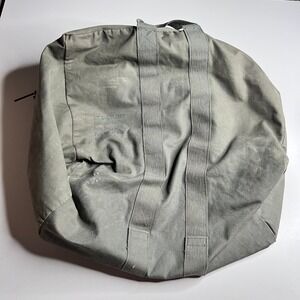 Vintage 1978 US Military Kit Bag Flyers Olive‎ Drab Canvas Duffel Bag 11-1-302